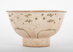 15th Century Thai Sawankhalok Hand Made Pottery Bowl