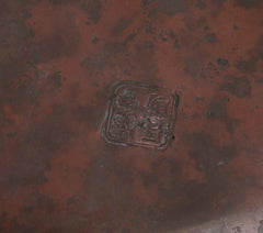 A Japanese Meiji Period Patinated Bronze Censer