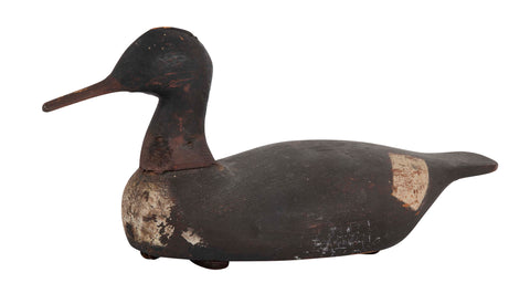 Wood Painted Working Decoy with Lead Weight