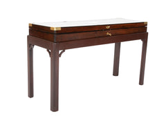 English Regency Rosewood Gun Box on Custom Stand