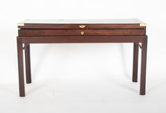 English Regency Rosewood Gun Box on Custom Stand