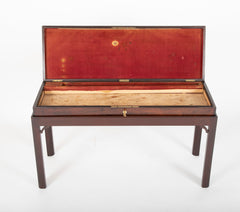 English Regency Rosewood Gun Box on Custom Stand