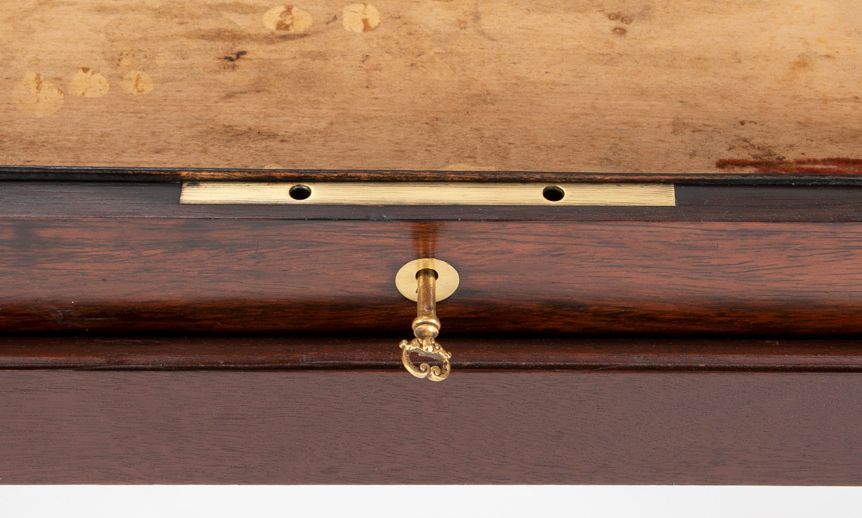 English Regency Rosewood Gun Box on Custom Stand