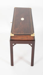 English Regency Rosewood Gun Box on Custom Stand