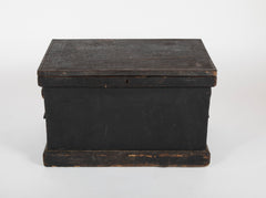 19th Century Inlaid Ship Carpenter's or Mechanic's Chest