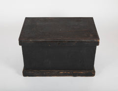 19th Century Inlaid Ship Carpenter's or Mechanic's Chest