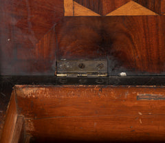 19th Century Inlaid Ship Carpenter's or Mechanic's Chest