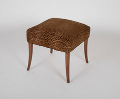 Harvey Probber Sabre Leg Bench with Upholstered Seat