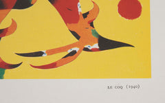 "Le Coq" Lithograph by Paul Klee