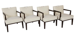 Set of Four Edward Wormley for Dunbar Armchairs