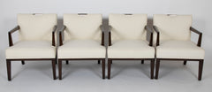 Set of Four Edward Wormley for Dunbar Armchairs