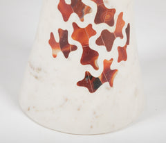 Agate Inlaid Marble Cocktail Table