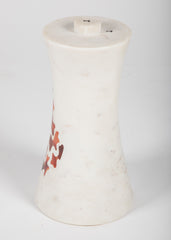 Agate Inlaid Marble Cocktail Table