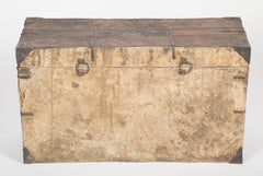 Antique Tibetan Leather Chest