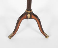 Louis XVI Luminiere with Porcelain Top Stamped Jansen