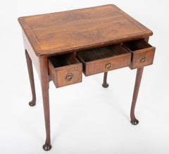 Early English Queen Ann Walnut Lowboy