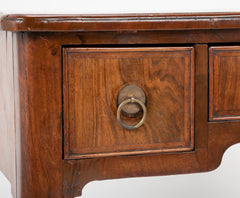 Early English Queen Ann Walnut Lowboy