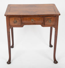 Early English Queen Ann Walnut Lowboy
