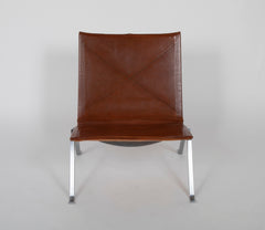 Pair of PK22 Lounge Chairs by Danish Furniture Designer Poul Kjaerholm