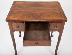 Early English Queen Ann Walnut Lowboy