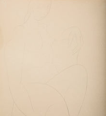 A Pencil Drawing by Louise Nevelson.
