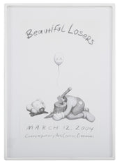 2004 KAWS Offset Lithograph Exhibition Poster