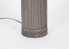 Martz Pottery Cylinder Black Glaze