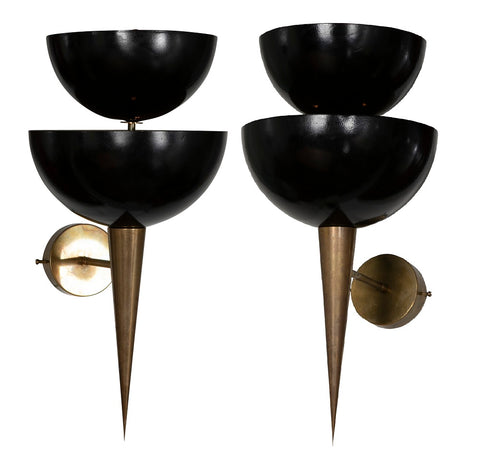 A Pair of Italian Sconces by Stilnovo