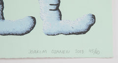 "Twins on a Roll" 10 Color Hand Pulled Screen Print by Joakim Ojanen, 2018