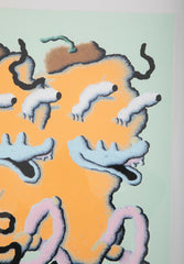 "Twins on a Roll" 10 Color Hand Pulled Screen Print by Joakim Ojanen, 2018