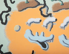 "Twins on a Roll" 10 Color Hand Pulled Screen Print by Joakim Ojanen, 2018