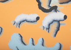 "Twins on a Roll" 10 Color Hand Pulled Screen Print by Joakim Ojanen, 2018