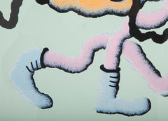 "Twins on a Roll" 10 Color Hand Pulled Screen Print by Joakim Ojanen, 2018