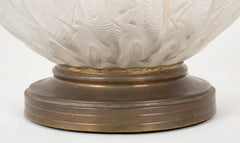 Rene Lalique "Marissa" Vase now a Lamp
