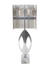 Charles et Fils Aluminium Table Lamp