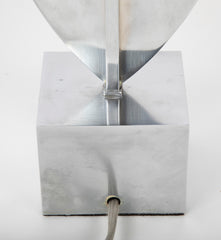 Charles et Fils Aluminium Table Lamp