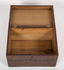 Whale Ship Agent's Document Box from the Whale Ship " Montpelier" / Side Table