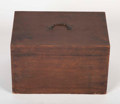 Whale Ship Agent's Document Box from the Whale Ship " Montpelier" / Side Table