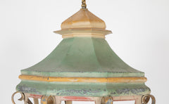 A 19th Century Italian Painted Lantern
