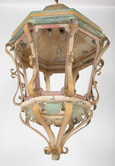A 19th Century Italian Painted Lantern