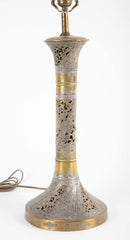 Magnificent Mixed Metal Lamp