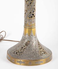 Magnificent Mixed Metal Lamp