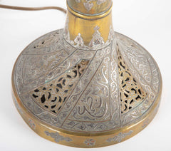 Magnificent Mixed Metal Lamp