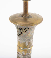 Magnificent Mixed Metal Lamp