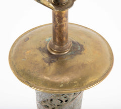 Magnificent Mixed Metal Lamp
