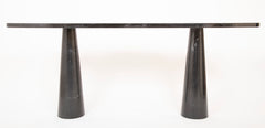 SOLD  4/30/2021   A Eros Marble Console Table Designed by Angelo Mangiarotti