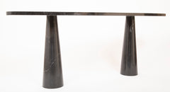 SOLD  4/30/2021   A Eros Marble Console Table Designed by Angelo Mangiarotti
