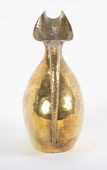 Italian Egidio Casagrande Hammered Brass Pitcher