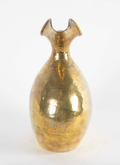 Italian Egidio Casagrande Hammered Brass Pitcher