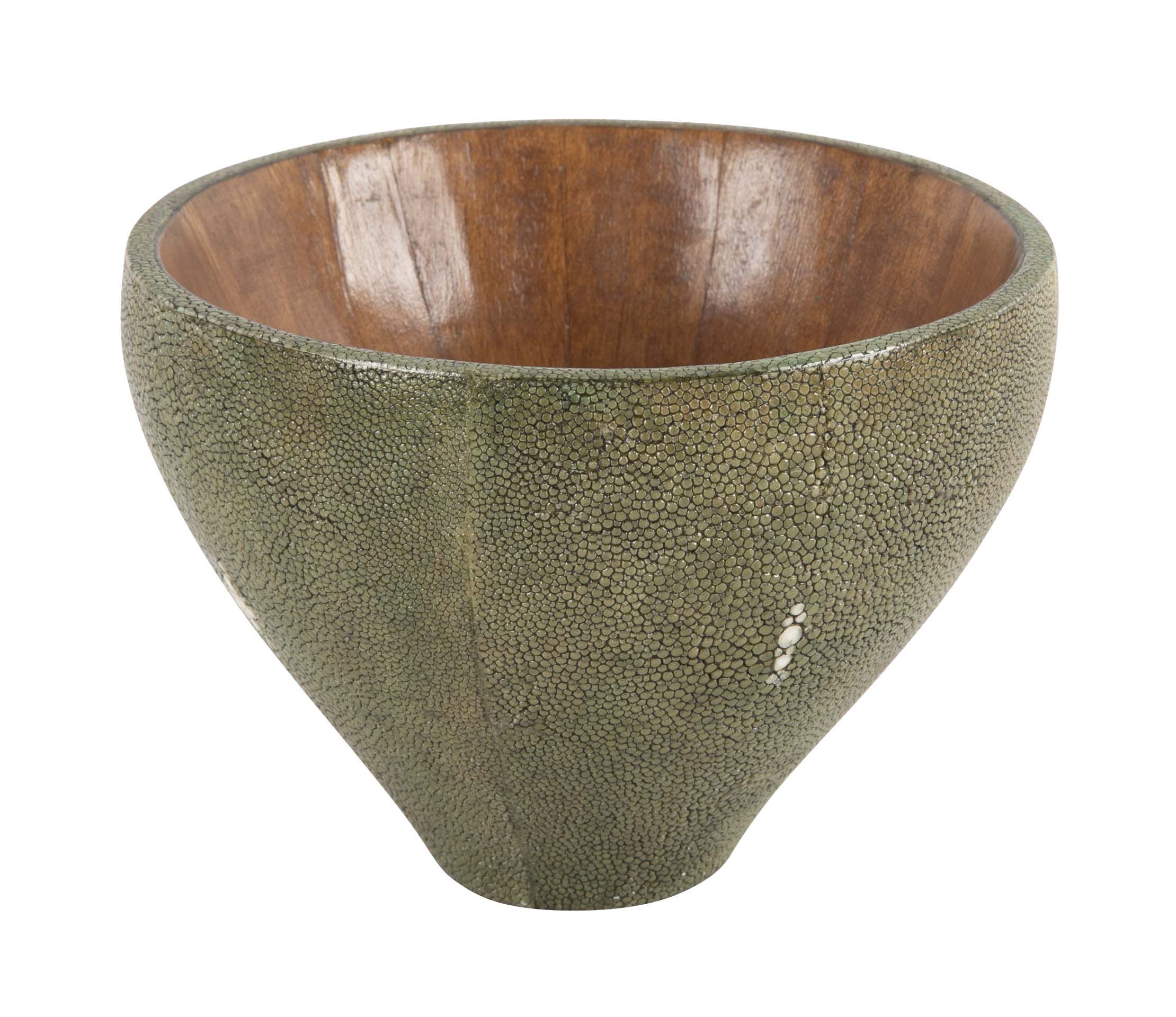 Contemporary French Shagreen Bowl for R & Y  Augousti